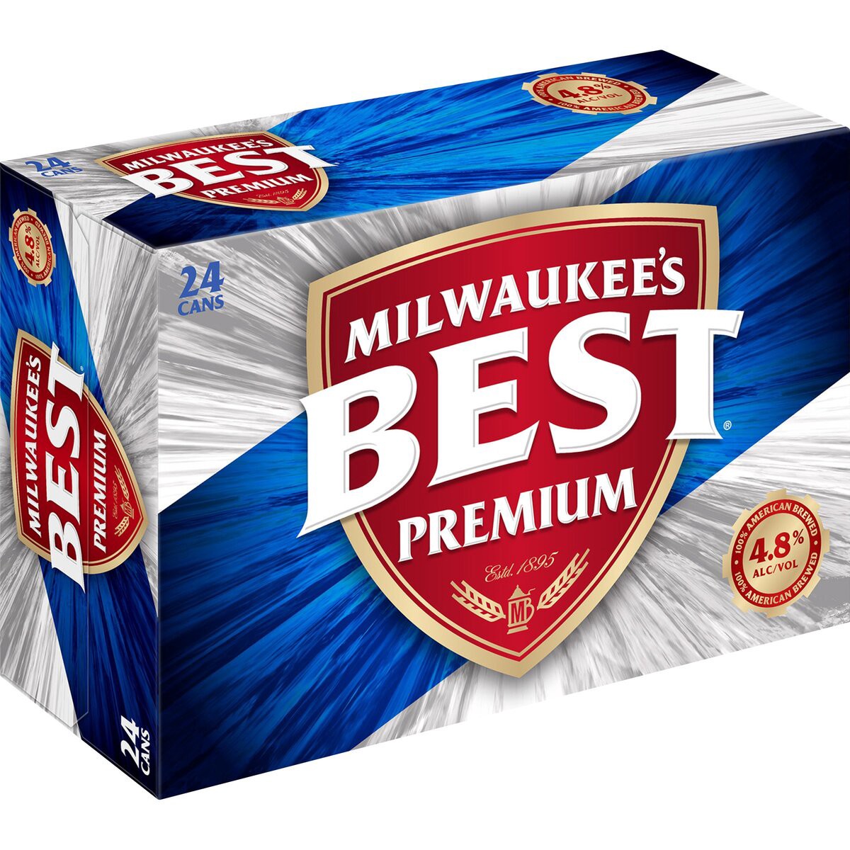 slide 1 of 4, Milwaukee's Beer, 24 ct; 12 oz