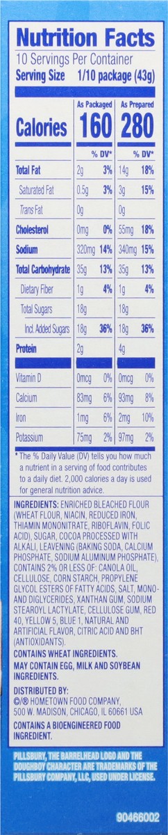 slide 5 of 14, Pillsbury Moist Supreme Chocolate Cake Mix, 15.25 oz Box, 15.25 oz