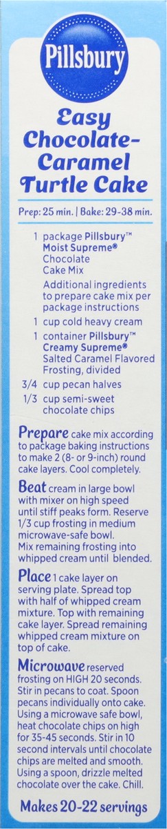 slide 2 of 14, Pillsbury Moist Supreme Chocolate Cake Mix, 15.25 oz Box, 15.25 oz