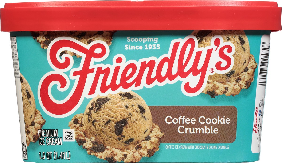 slide 5 of 9, Friendly's Premium Coffee Cookie Crumble Ice Cream 1.5 qt, 1.5 qt