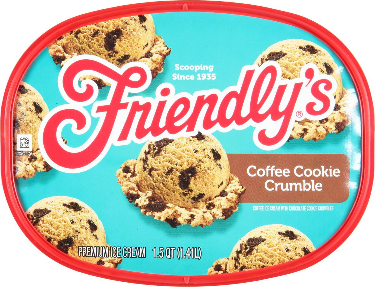 slide 9 of 9, Friendly's Premium Coffee Cookie Crumble Ice Cream 1.5 qt, 1.5 qt