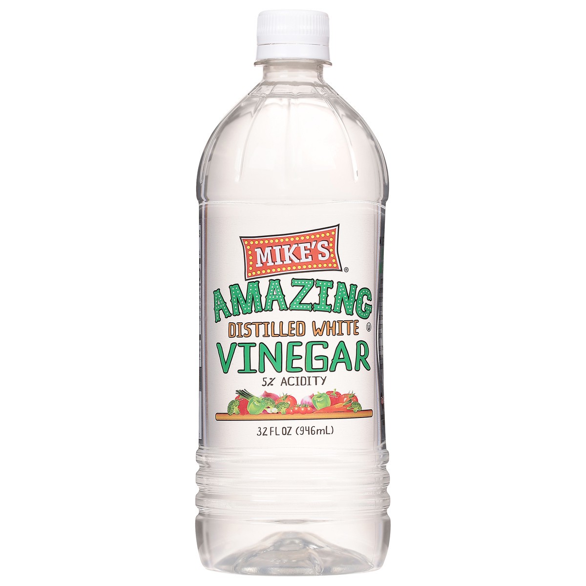 slide 13 of 13, Mike's Amazing 5% Acidity Distilled White Vinegar 32 fl oz, 32 fl oz