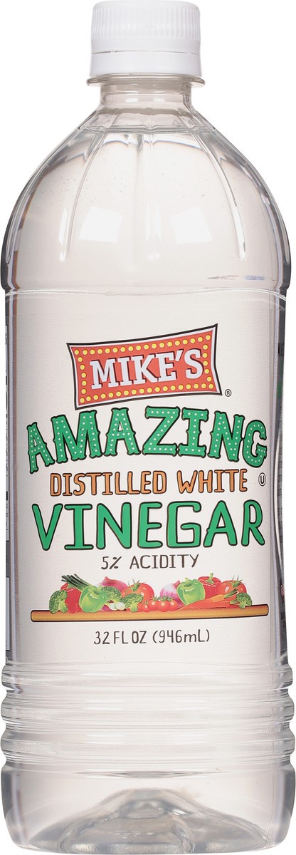 slide 9 of 13, Mike's Amazing 5% Acidity Distilled White Vinegar 32 fl oz, 32 fl oz