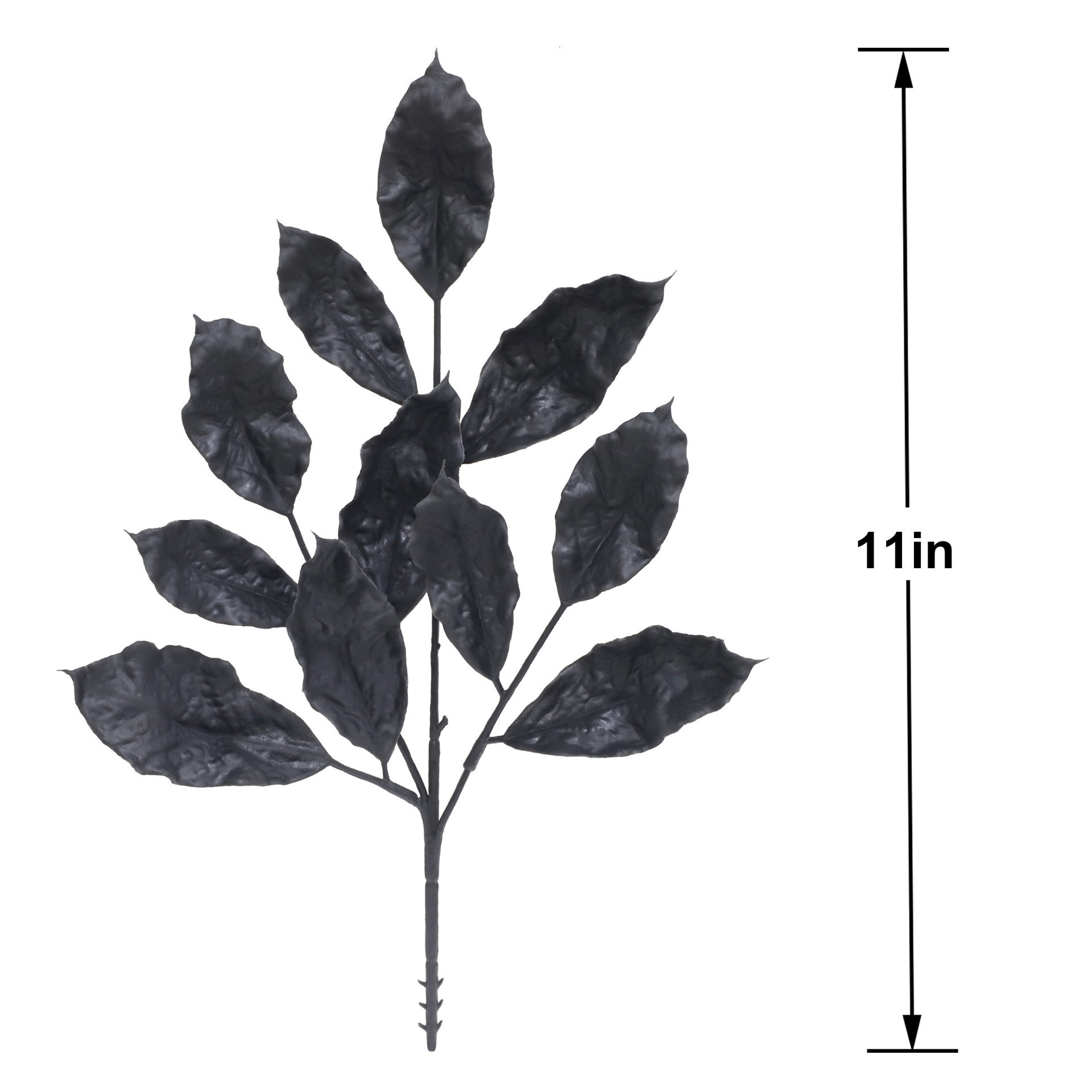 slide 3 of 3, 11" Black Dried Leaves Pick By Ashland, 6 in x 1 in x 11 in