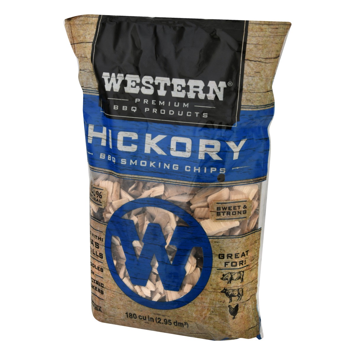 slide 10 of 10, Western Hickory BBQ Smoking Chips, 1 ct