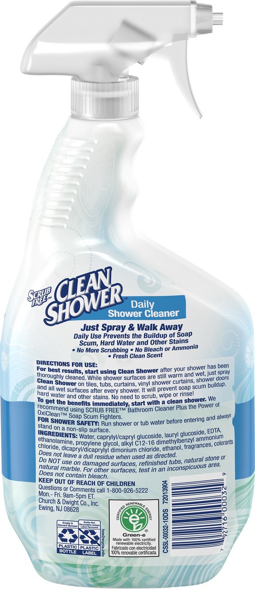 slide 3 of 8, Clean Shower Original Bathroom Cleaner, 32 fl oz