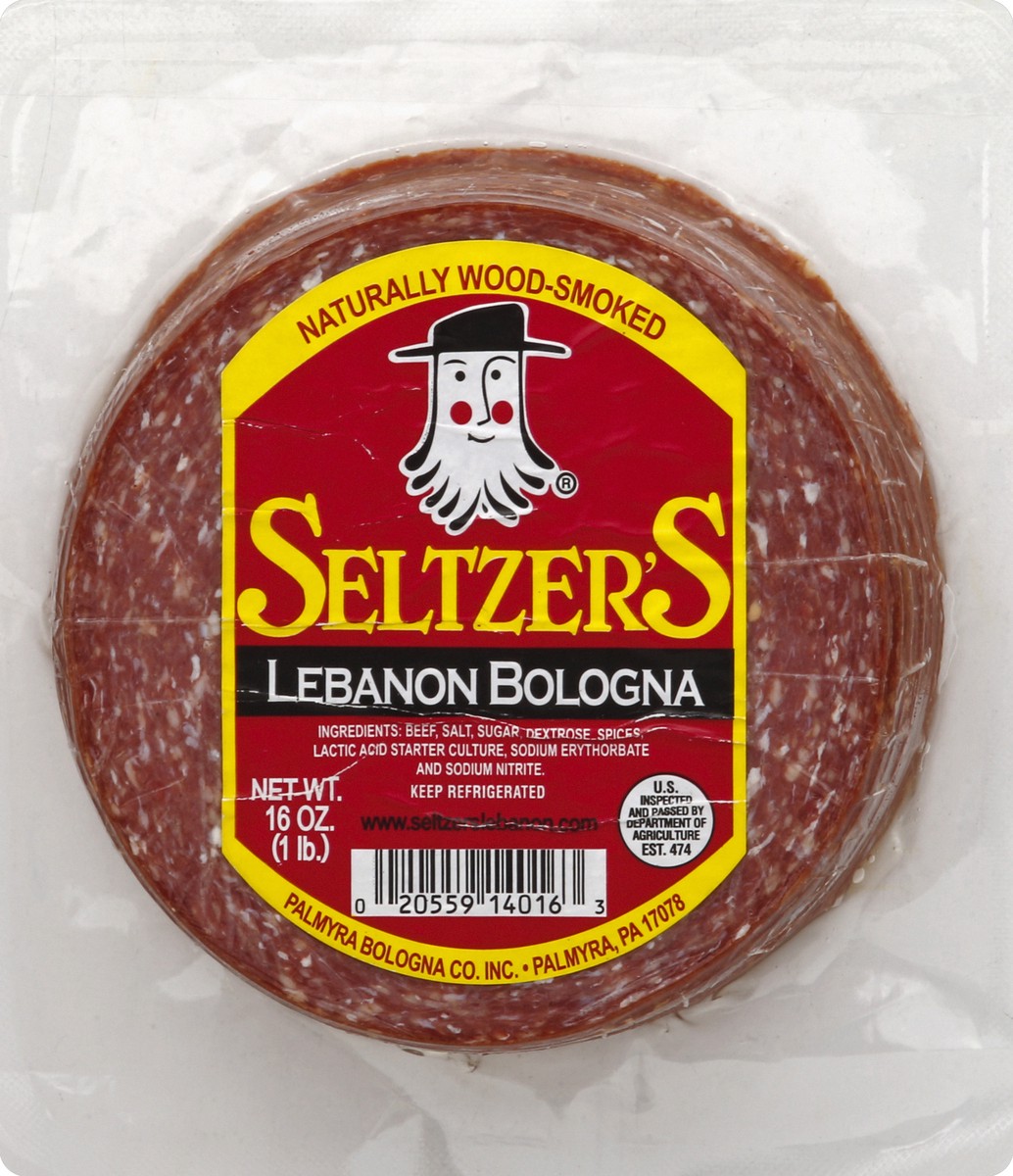 slide 5 of 5, Seltzer's Lebanon Bologna, 16 oz