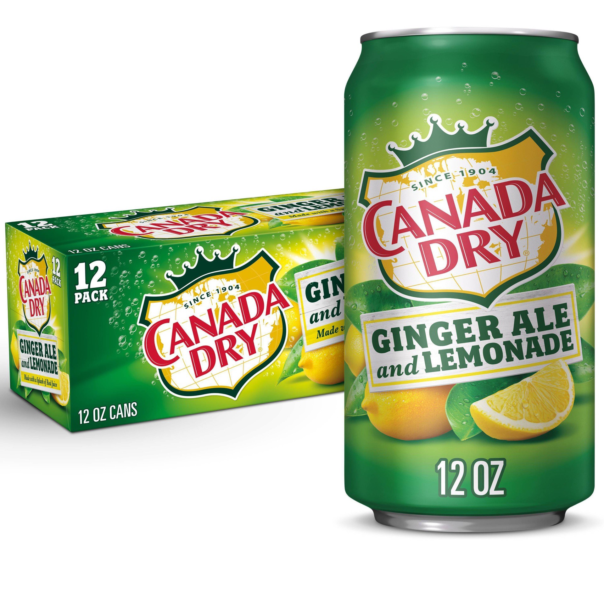 slide 1 of 7, Canada Dry Lemonade, 12 ct; 12 oz