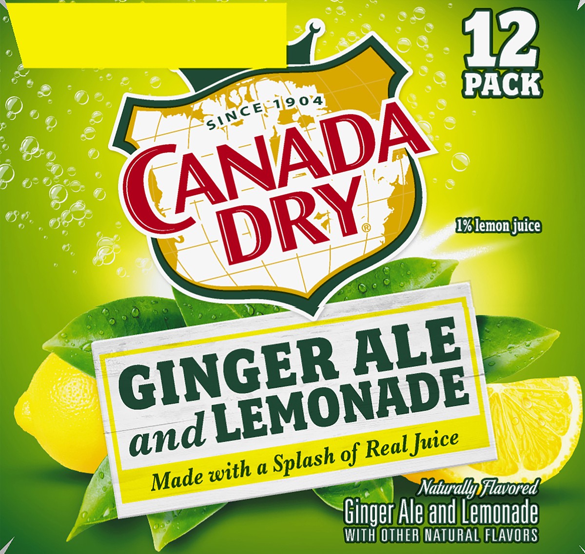 slide 5 of 7, Canada Dry Lemonade, 12 ct; 12 oz