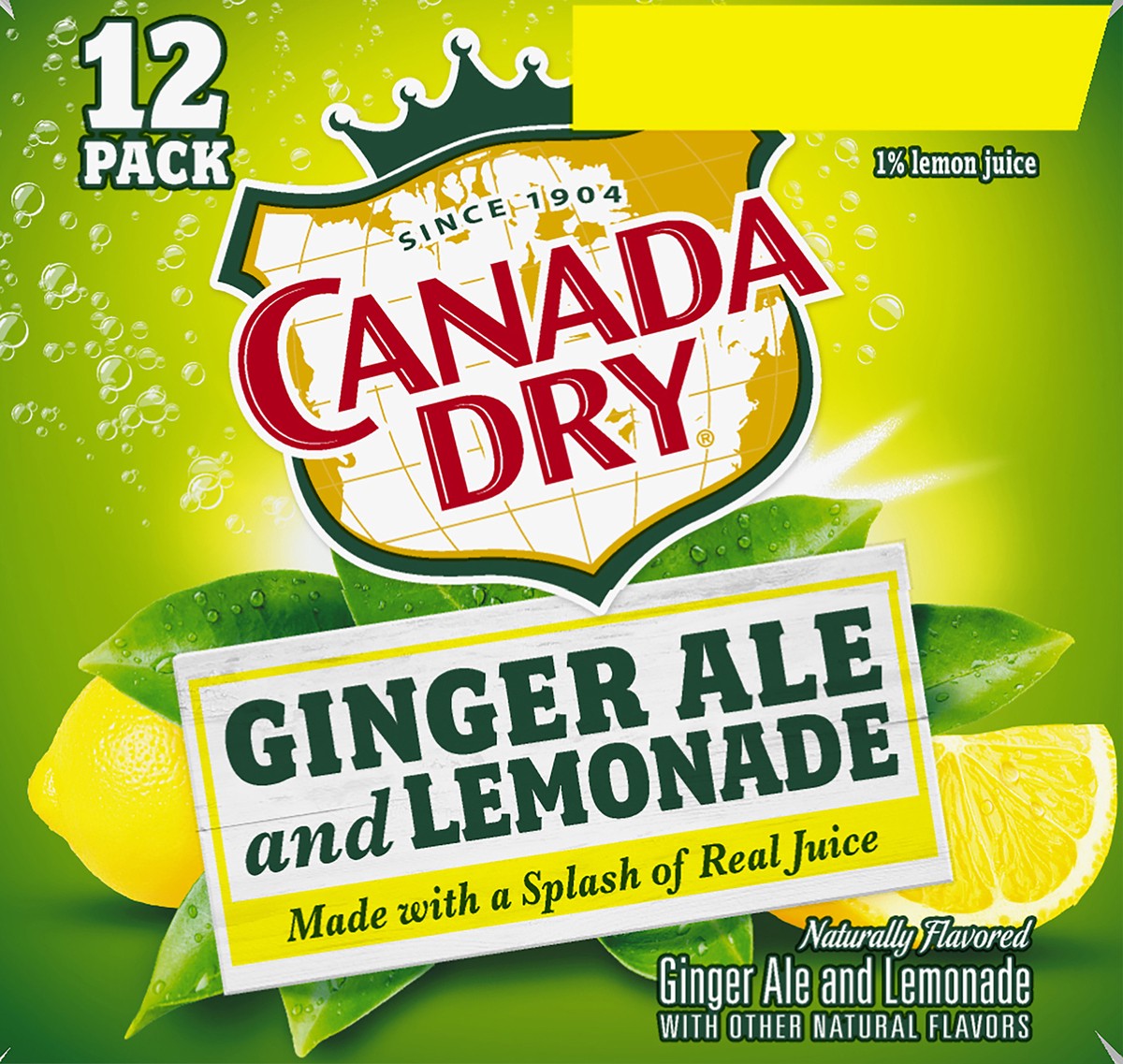slide 6 of 7, Canada Dry Lemonade, 12 ct; 12 oz