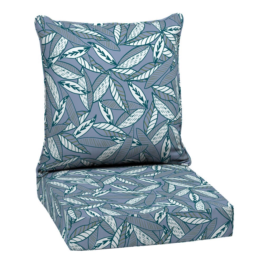 slide 1 of 1, SDS for HD Designs Deep Seat Cushion Set - Leaves, 1 ct