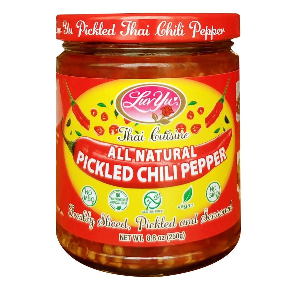 slide 1 of 1, LU Yu Pickled Thai Chili Pepper, 8.8 oz