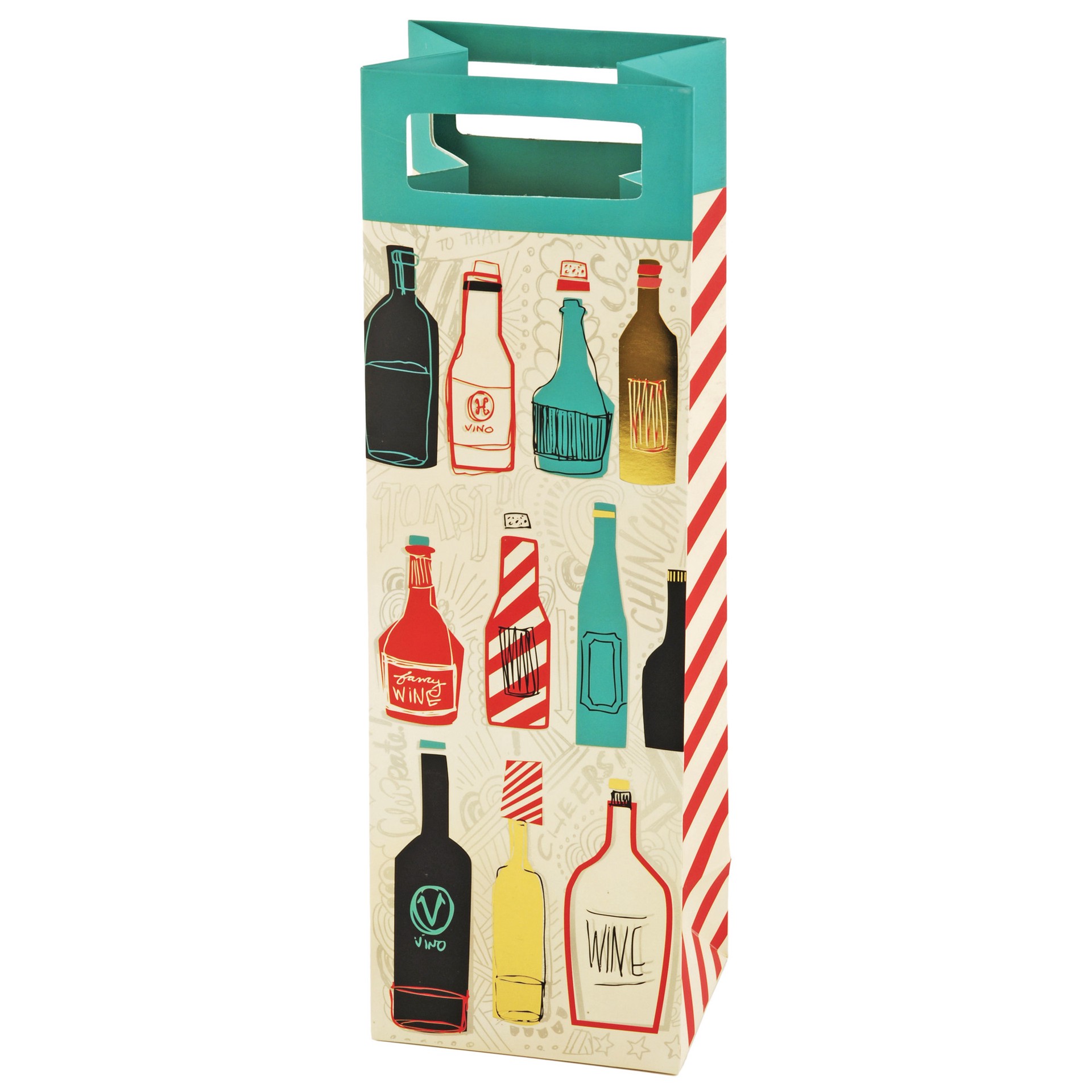 slide 3 of 4, true Cakewalk Assorted Gracias Wine Bags, 1 ct