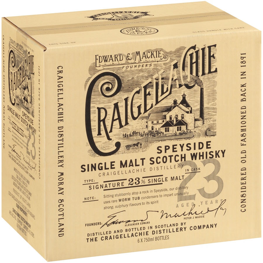 slide 2 of 3, CRAIGELLACHIE CRAIGELLECHIE SINGLE MALT 23YR, 750 ml