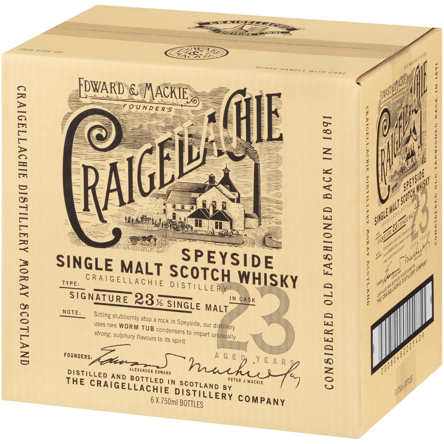 slide 3 of 3, CRAIGELLACHIE CRAIGELLECHIE SINGLE MALT 23YR, 750 ml