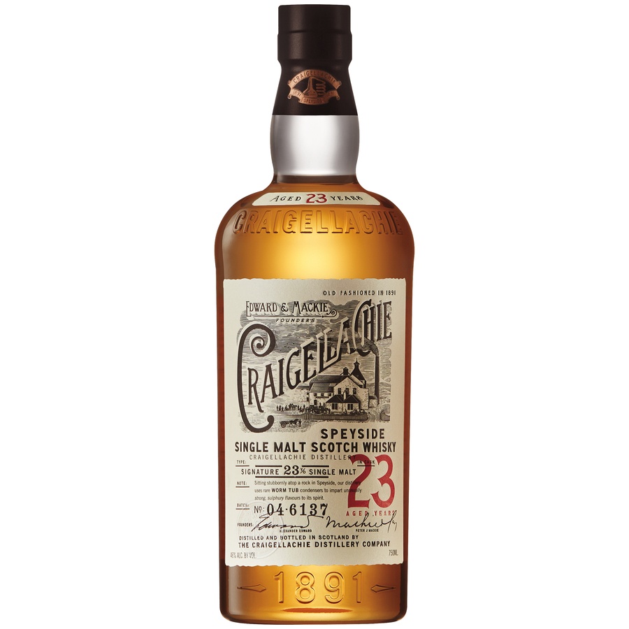 slide 1 of 3, CRAIGELLACHIE CRAIGELLECHIE SINGLE MALT 23YR, 750 ml