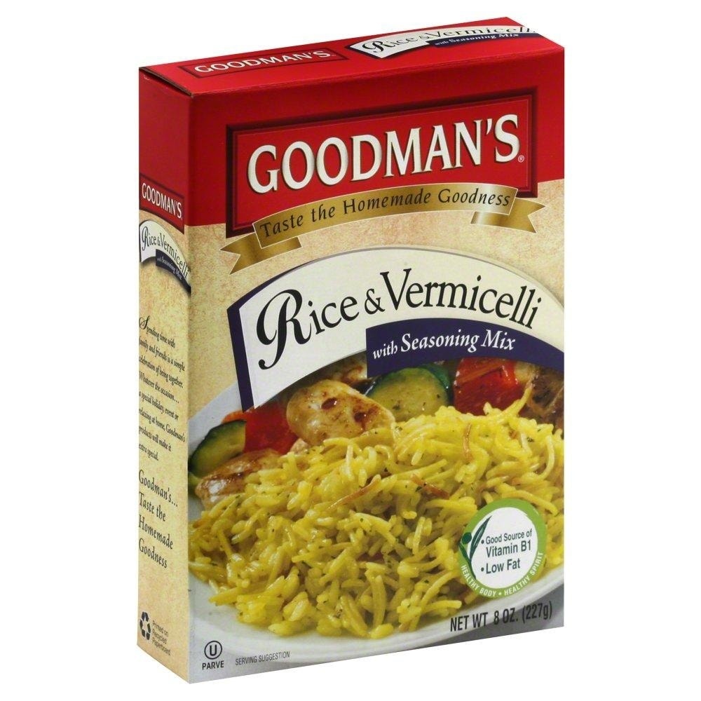 slide 1 of 1, Goodman's Rice & Vermicelli, 8.2 oz