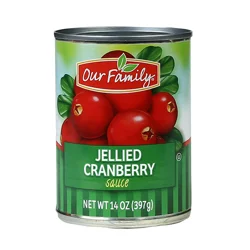 Our Family Jellied Cranberry Sauce