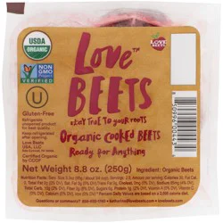Love Beets Organic Cooked Beets