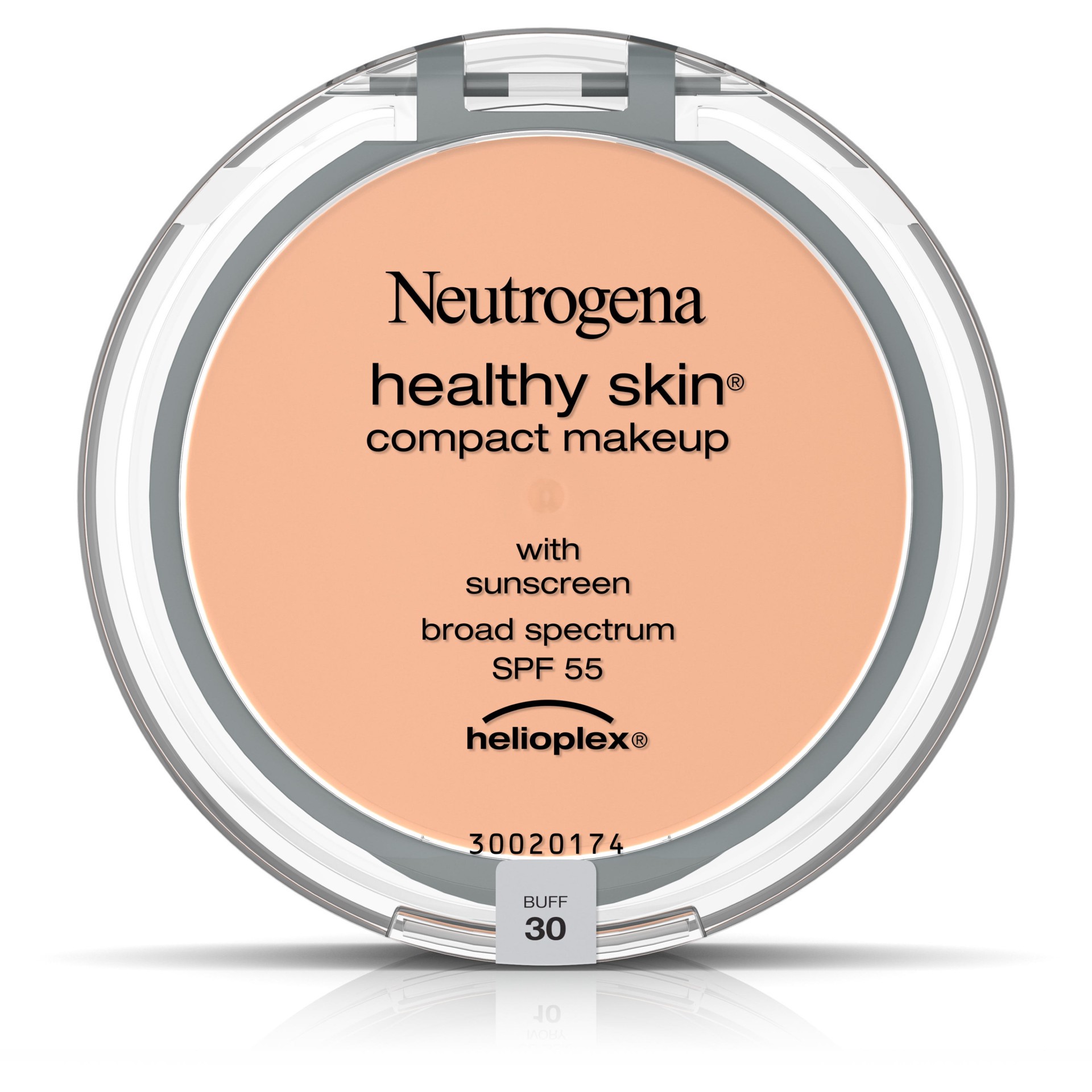 slide 1 of 5, Neutrogena Healthy Skin Compact Makeup Broad Spectrum SPF 55, Buff 30, .35 Oz, 0.35 oz