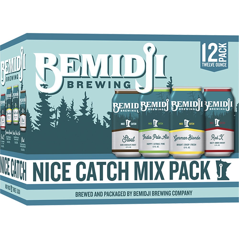 slide 1 of 1, Bemidji Nice Catch Variety Pack, 12 ct; 12 oz