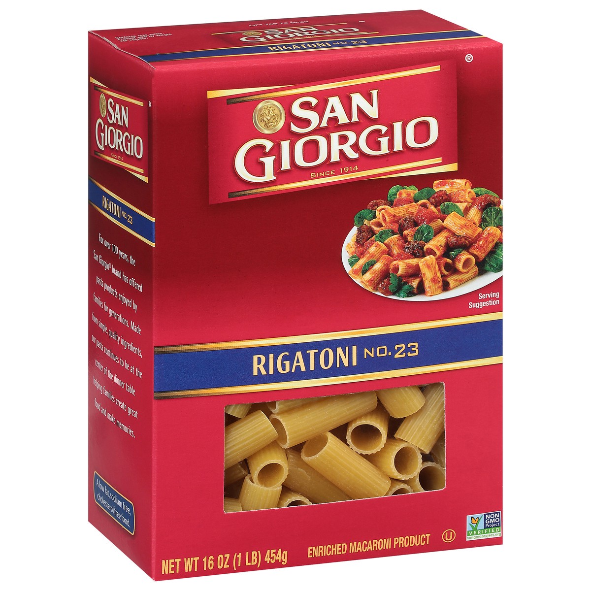 slide 8 of 9, San Giorgio No. 23 Rigatoni 16 oz, 16 oz