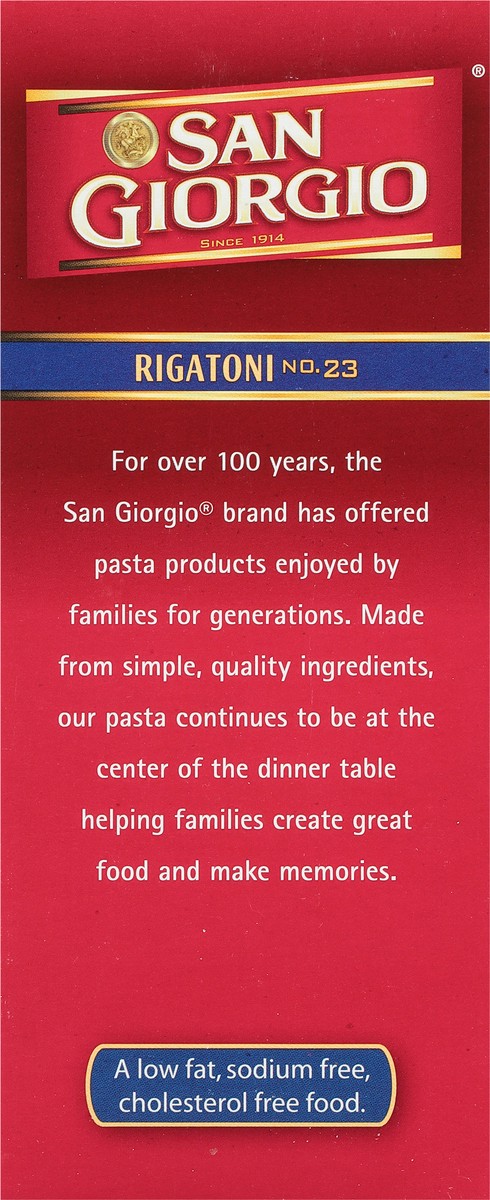 slide 5 of 9, San Giorgio No. 23 Rigatoni 16 oz, 16 oz