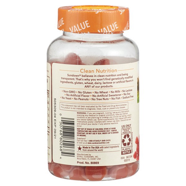 slide 8 of 9, Sundown Naturals Women's Multi Gummies, 150 ct