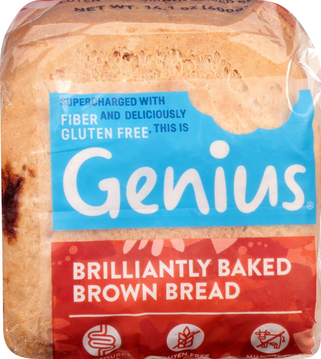 slide 6 of 9, Genius Bread, 14 oz