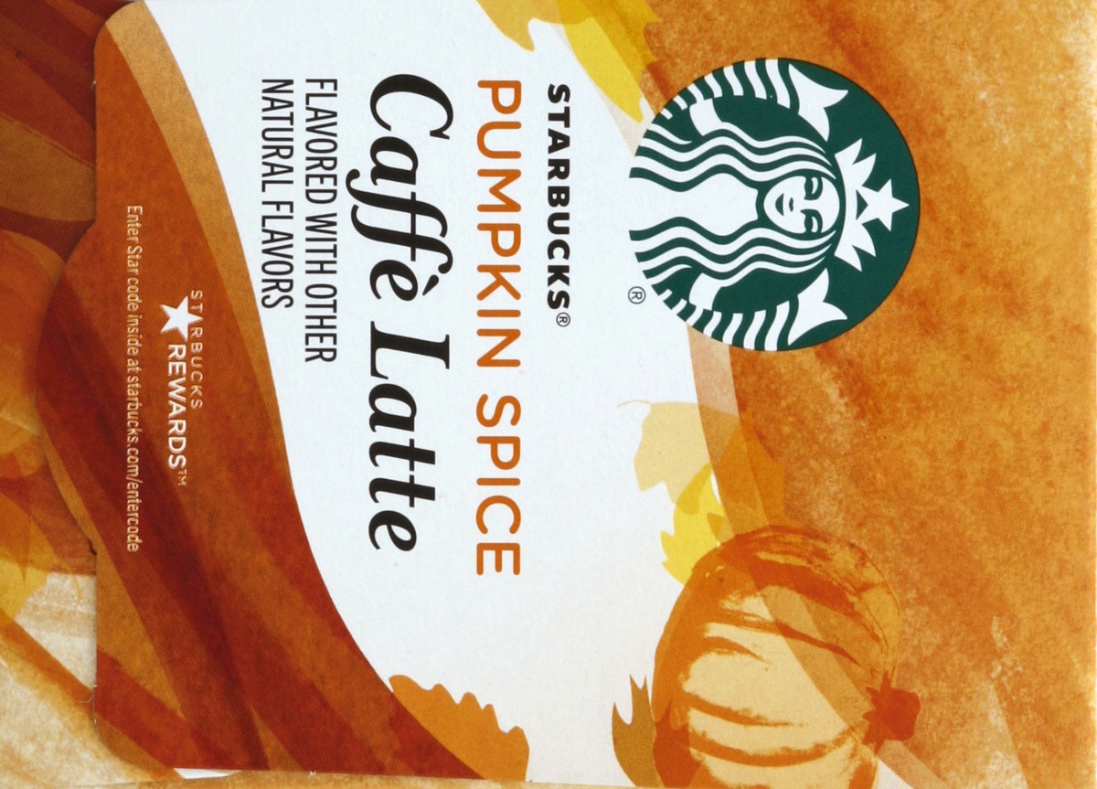 slide 3 of 4, Starbucks Pumpkin Spice Caffe Latte - 6 ct, 6 ct