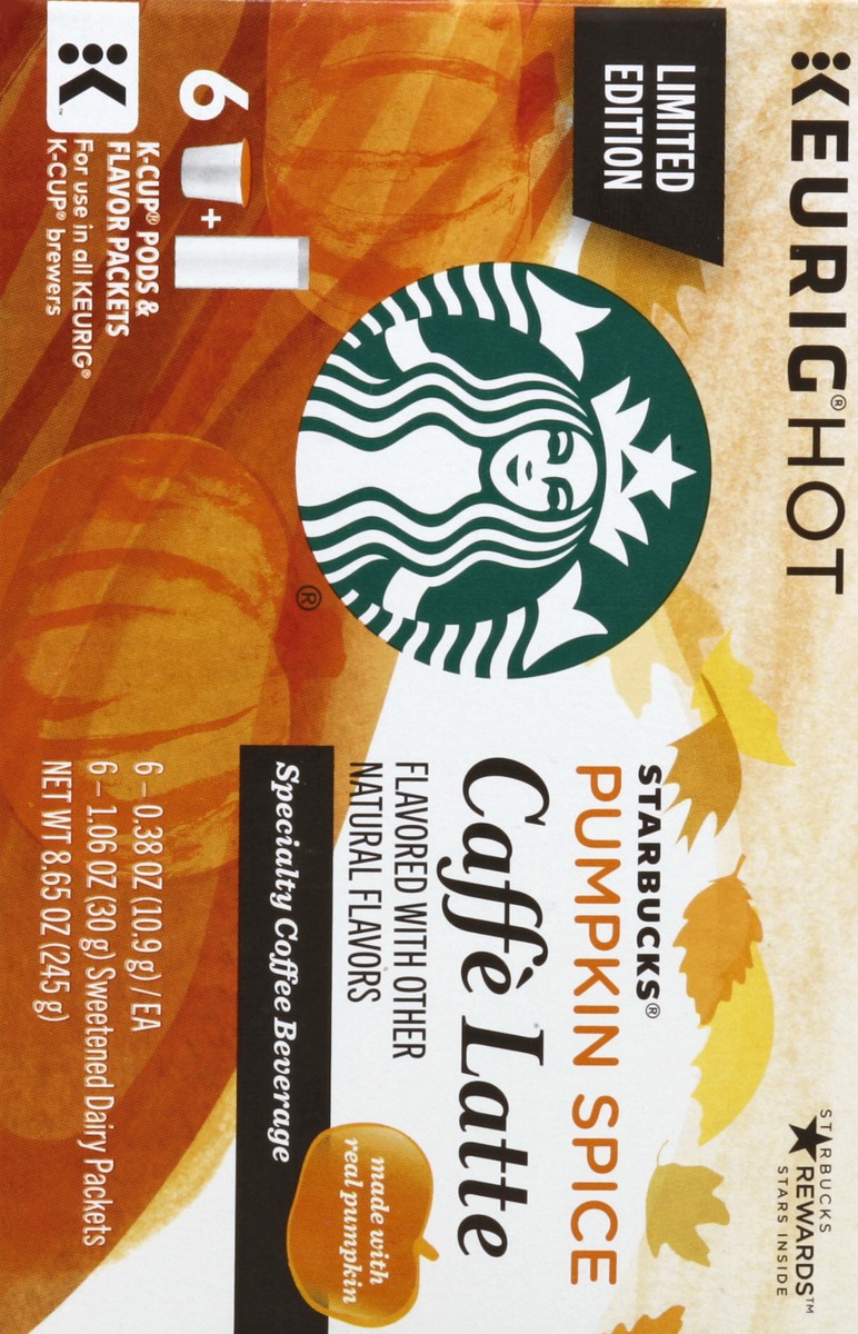 slide 2 of 4, Starbucks Pumpkin Spice Caffe Latte - 6 ct, 6 ct