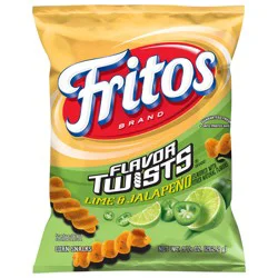 Fritos Flavor Twists Corn Chips Lime & Jalapeno 9.25 oz