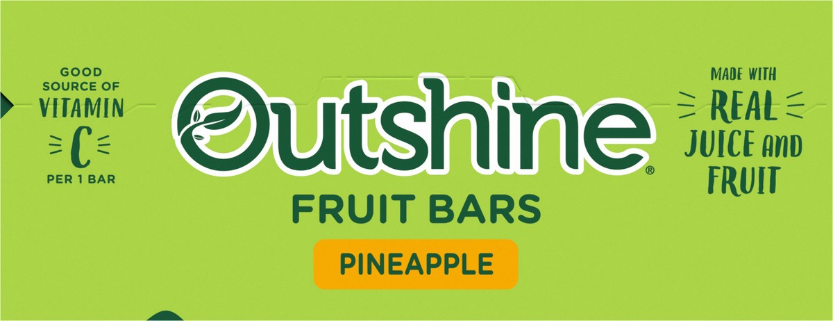 slide 4 of 9, Outshine Pineapple Fruit Bars 6 ea, 6 ct