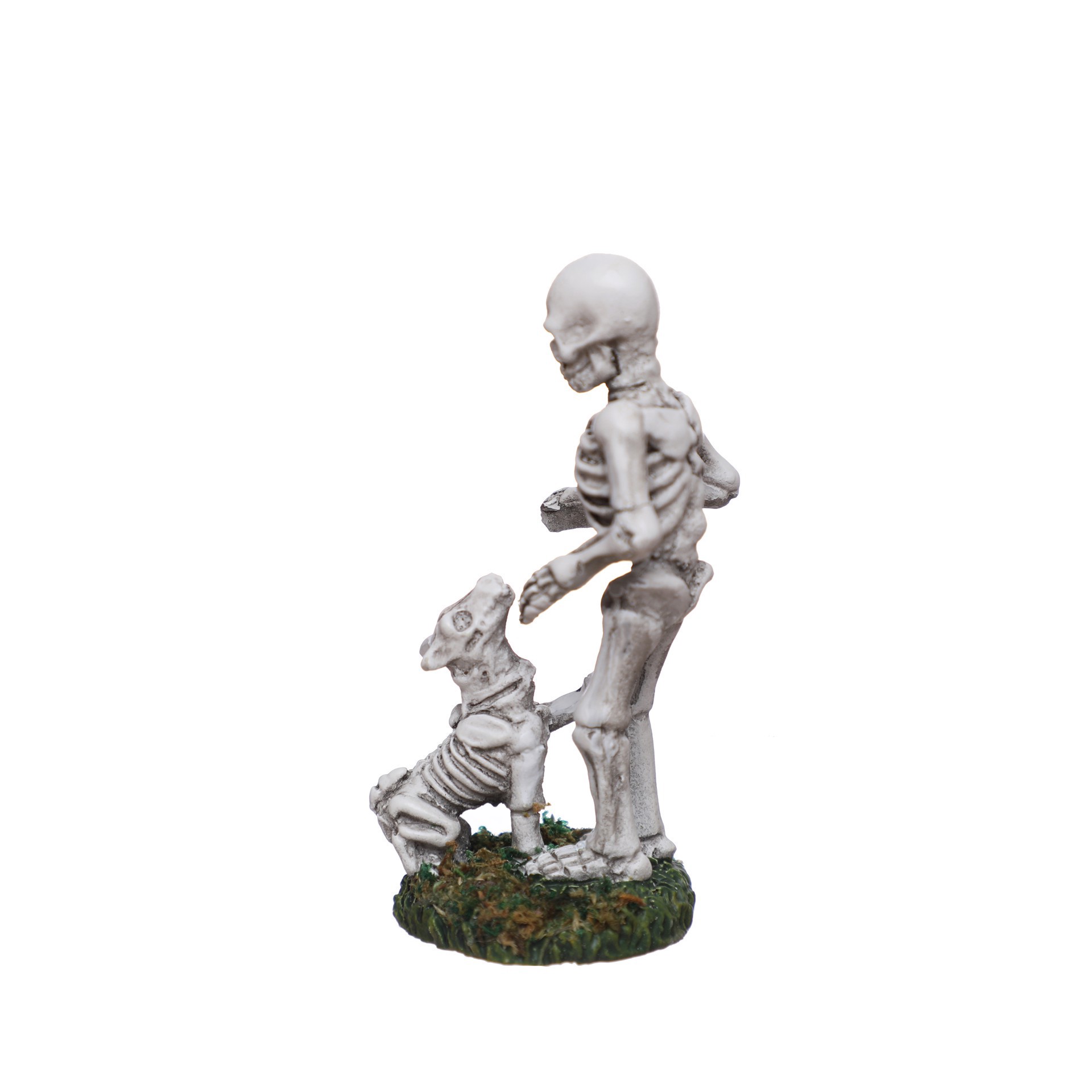 slide 2 of 3, Mini Skeleton With Dog Decoration By Ashland, 1.375 in x 1.5 in x 3 in