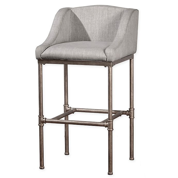 slide 1 of 2, Hillsdale Furniture Dillon Stool - Grey, 26 in