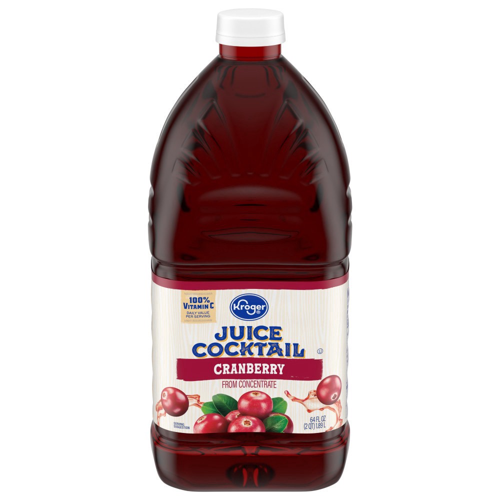 slide 1 of 2, Kroger® Cranberry Juice Cocktail, 64 fl oz