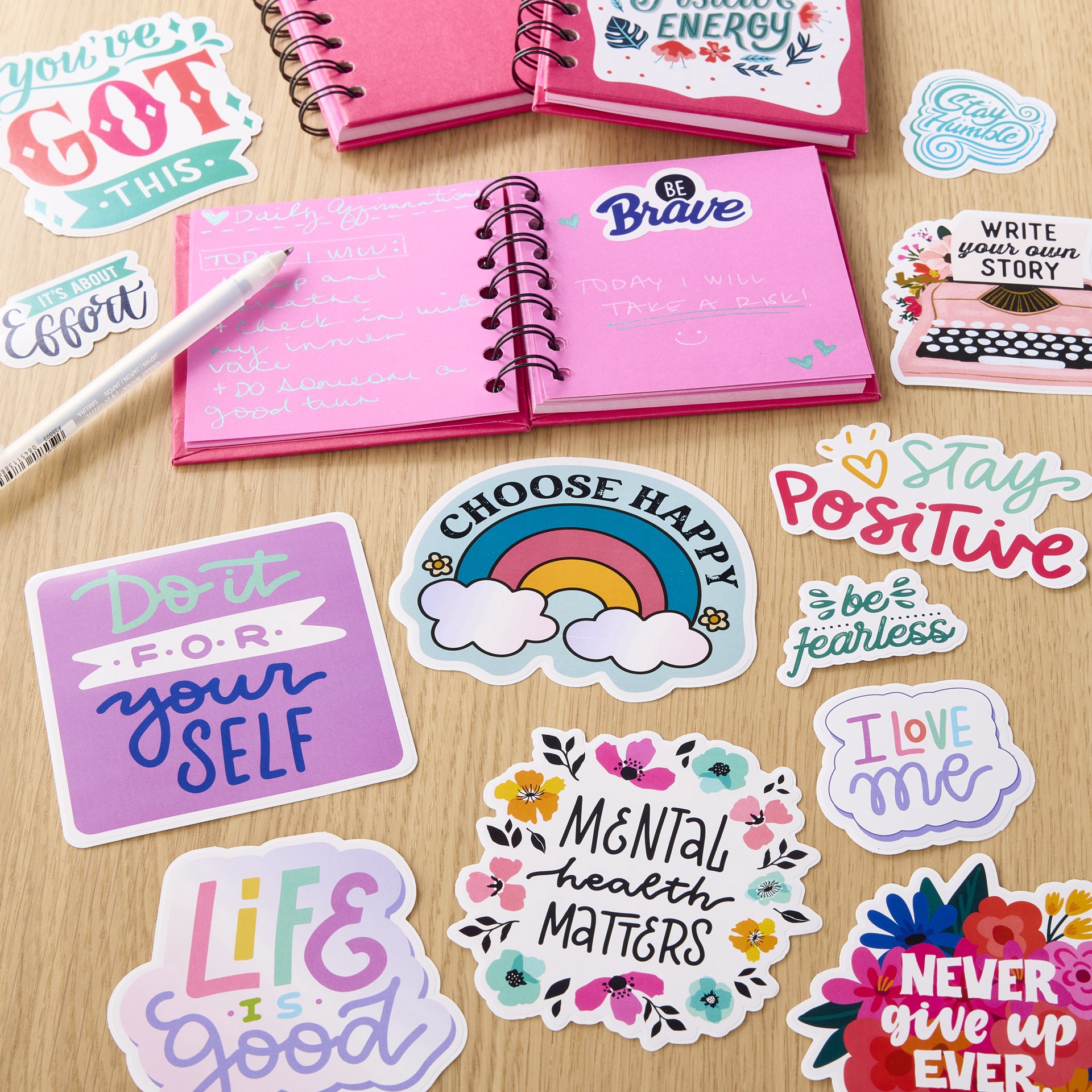 slide 4 of 5, Trend Vinyl Die Cut Stickers By Recollections, 1 ct