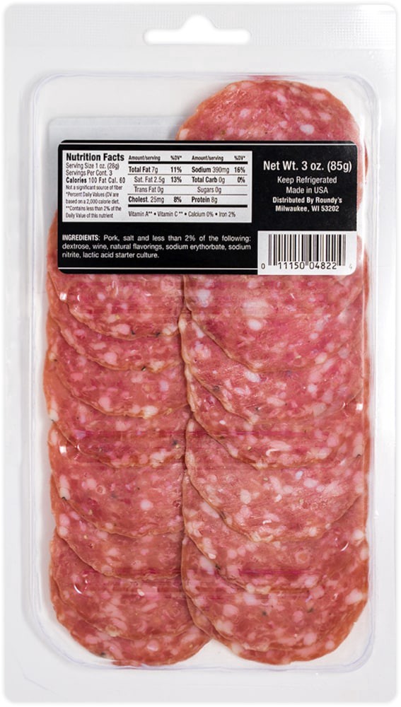 slide 2 of 2, Busseto Sliced Sopressata, 3 oz