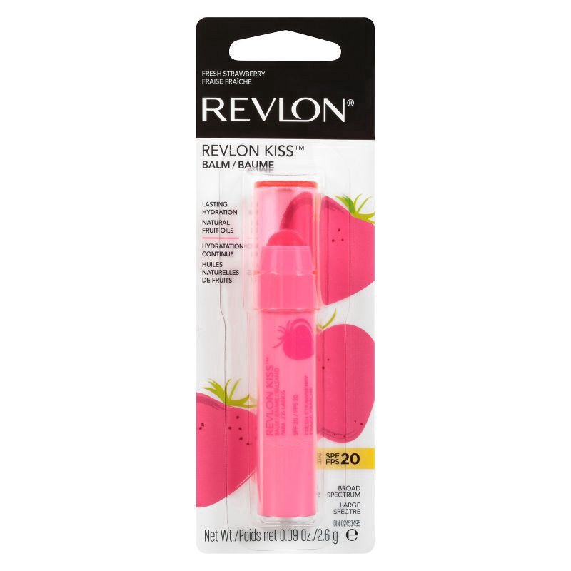 slide 2 of 5, Revlon Kiss Lip Balm with SPF 025 Fresh Strawberry - 0.09oz, 0.09 oz