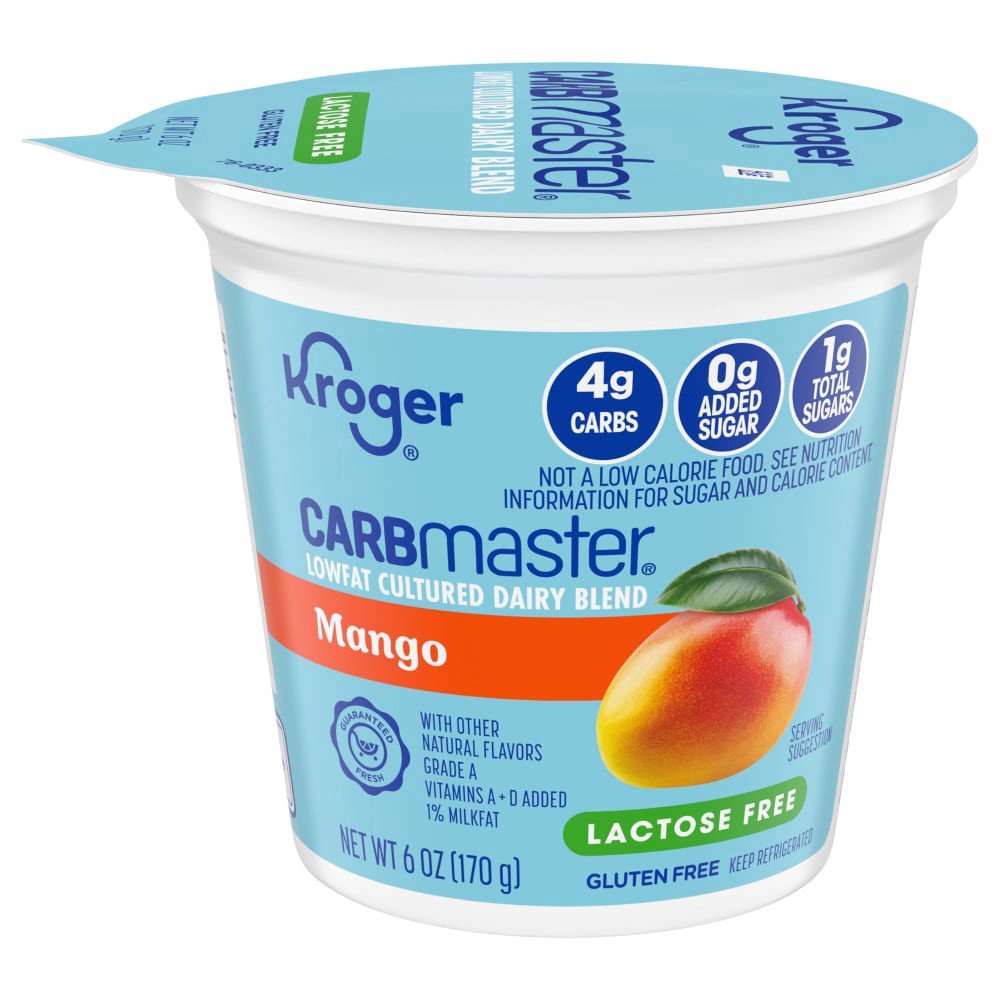 slide 1 of 1, Kroger® Carbmaster® Mango Yogurt, 6 oz