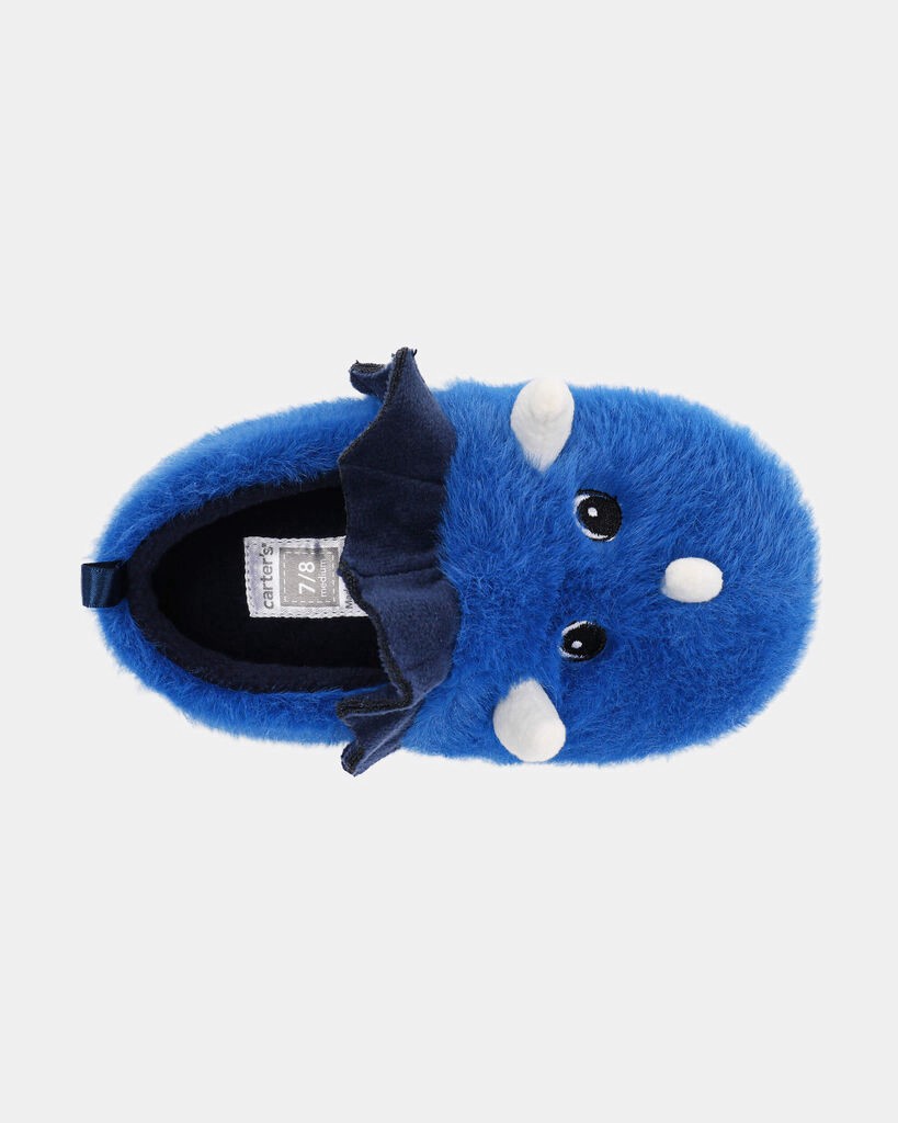 slide 4 of 6, Carter's Toddler Boy Dinosaur Slippers - Blue Blue XXL, 1 ct