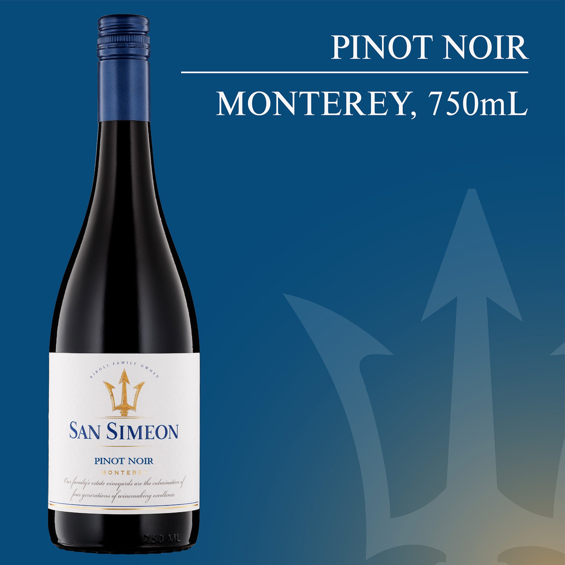 slide 7 of 8, San Simeon Pinot Noir Monterey Red Wine 750mL, 750 ml