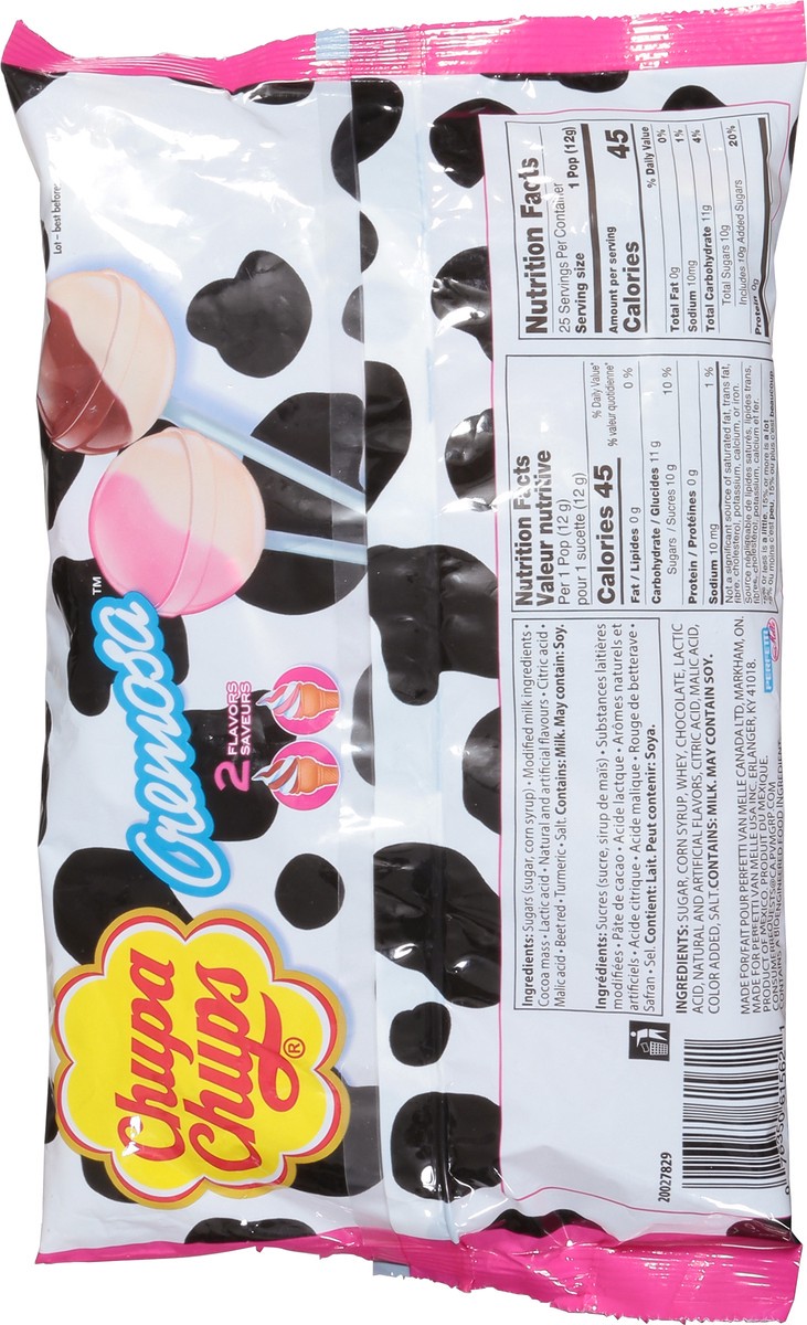 slide 7 of 9, Chupa Chups Laydown Bag Cremosa Lolliops - 10.5 oz, 10.5 oz