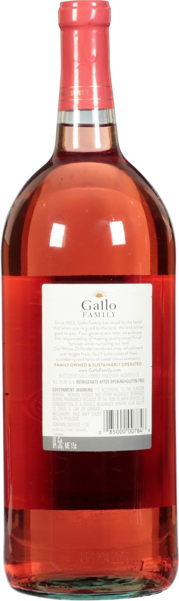 slide 2 of 9, Gallo Family Vineyards Blush Wine, 1.50 liter