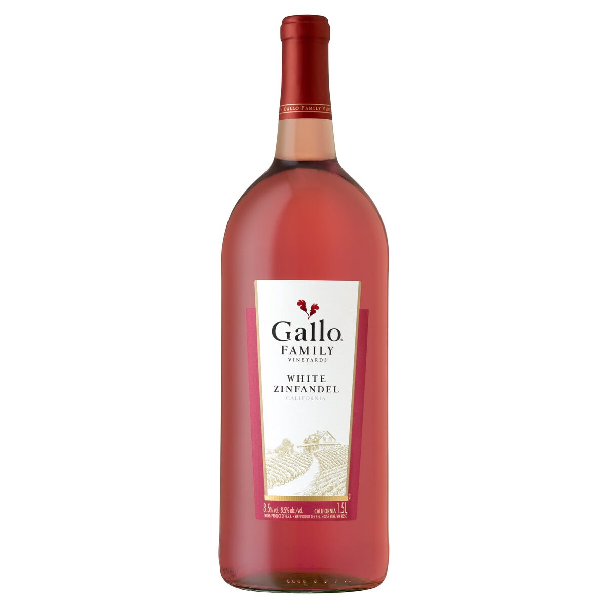slide 1 of 9, Gallo Family Vineyards White Zinfandel Wine 1.5L, 1.5 liter