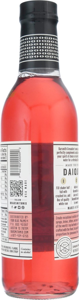 slide 3 of 14, Barsmith Grenadine Cocktail Syrup, 12.7 fl oz