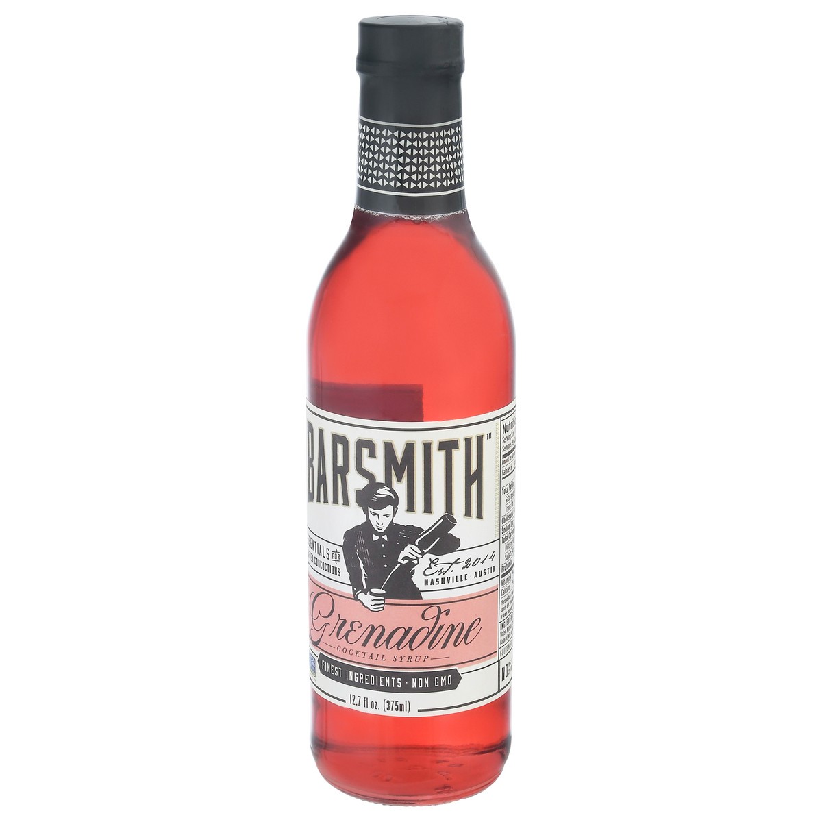 slide 9 of 14, Barsmith Grenadine Cocktail Syrup, 12.7 fl oz