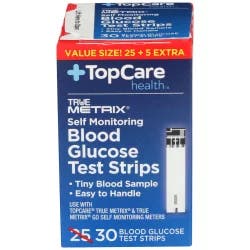 TopCare True Metrix, Self Monitoring Blood Glucose Test Strips