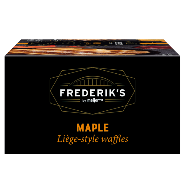 slide 24 of 29, Frederik's by Meijer Frozen Maple Liege Style Waffles, 9.1 oz