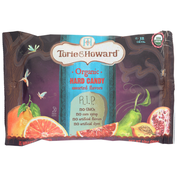 slide 1 of 1, Torie & Howard Candy Assorted Halloween Organic, 10 oz